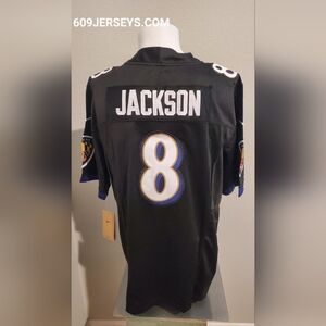 Baltimore Ravens Lamar Jackson Jersey w/30 Seasons Patch